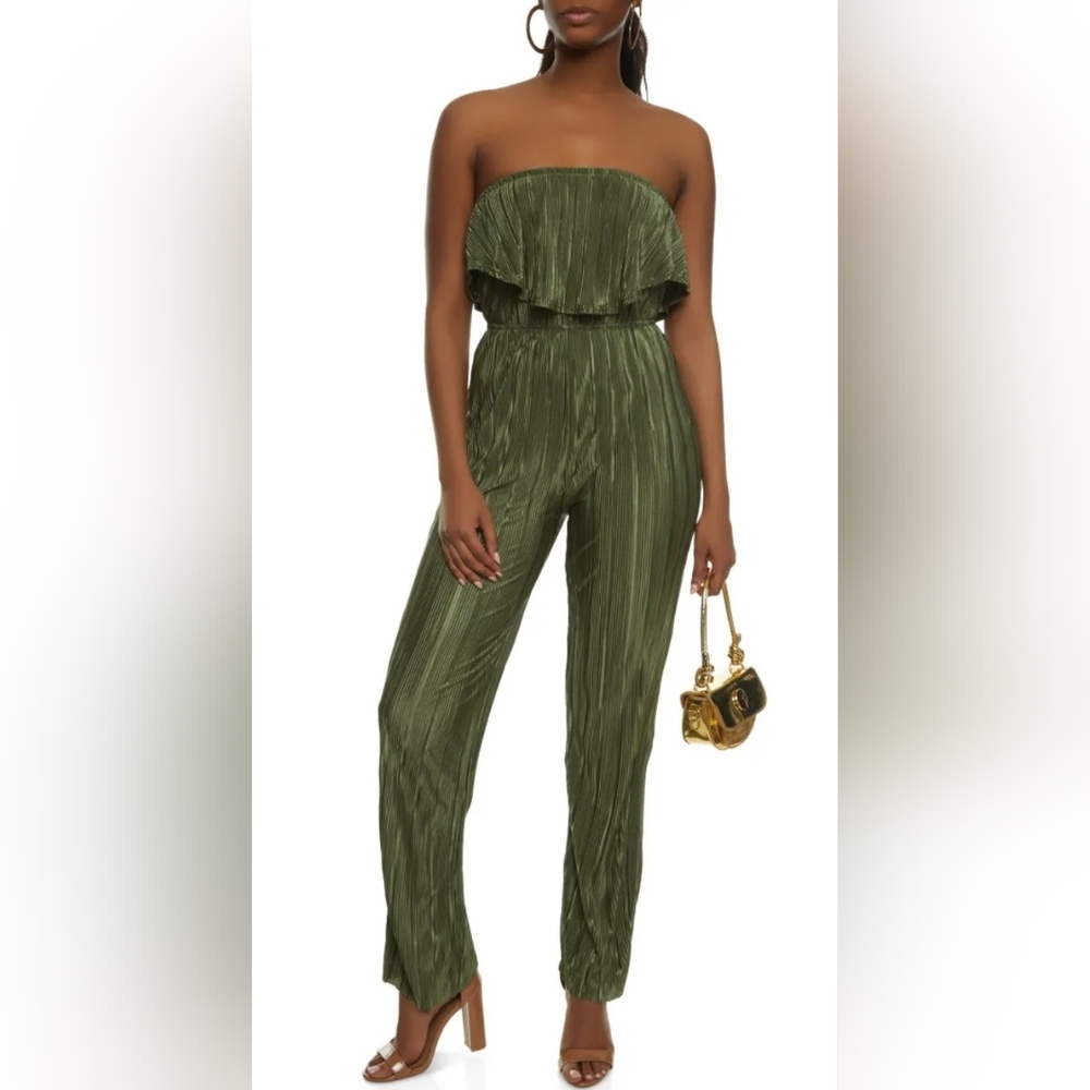 NWT Strapless Jumpsuit Jolie And Joy